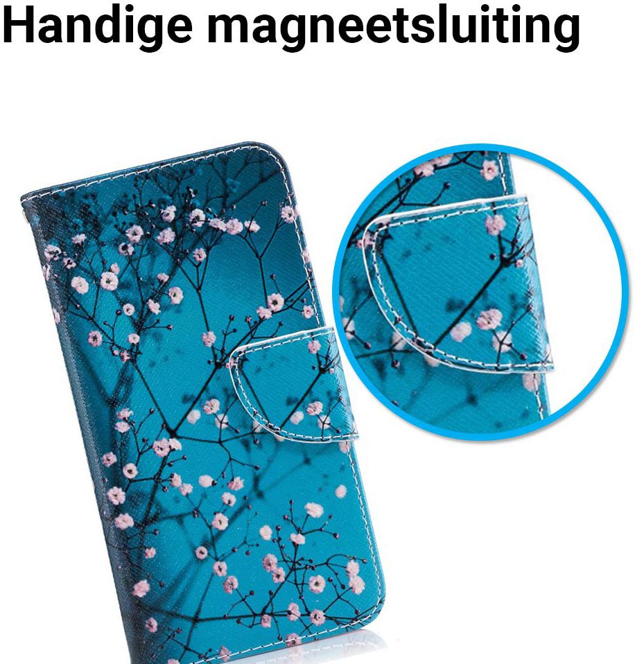 Huawei P10 Lite Portemonnee Hoesje Tree afbeelding 6