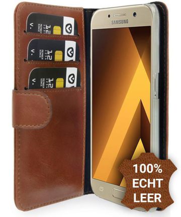 Valenta Classic Luxe Samsung Galaxy A3 2016 Hoesje Leer Bookcase Bruin Hoesjes
