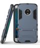 Motorola Moto G5 Plus Hybride Kickstand Blauw