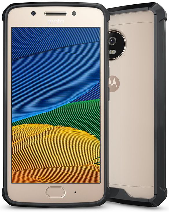 Motorola Moto G5 Hoesje Armor Backcover Zwart afbeelding 6