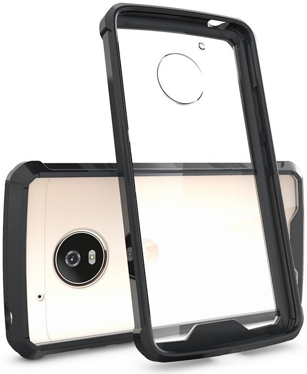 Motorola Moto G5 Hoesje Armor Backcover Zwart afbeelding 1
