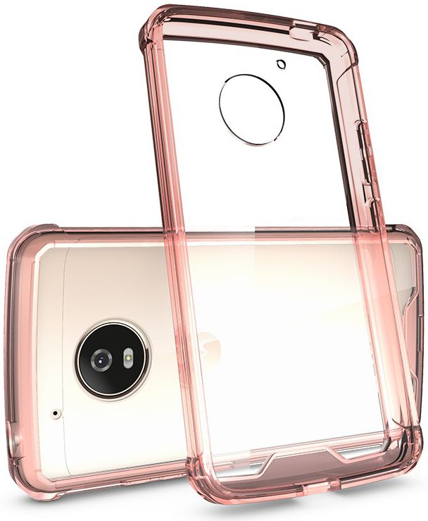 Motorola Moto G5 Hoesje Armor Backcover Roze afbeelding 1