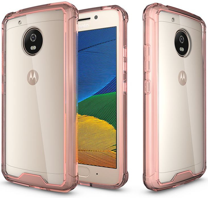 Motorola Moto G5 Hoesje Armor Backcover Roze afbeelding 2