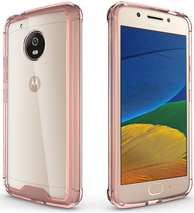 Motorola Moto G5 Hoesje Armor Backcover Roze afbeelding 6