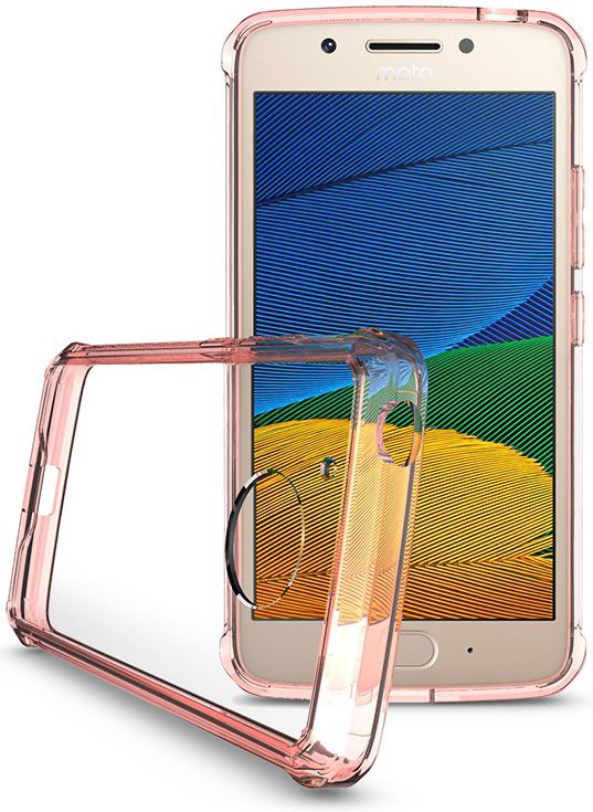 Motorola Moto G5 Hoesje Armor Backcover Roze afbeelding 8
