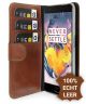Valenta Luxe OnePlus 3T Hoesje Leer Bookcase Bruin