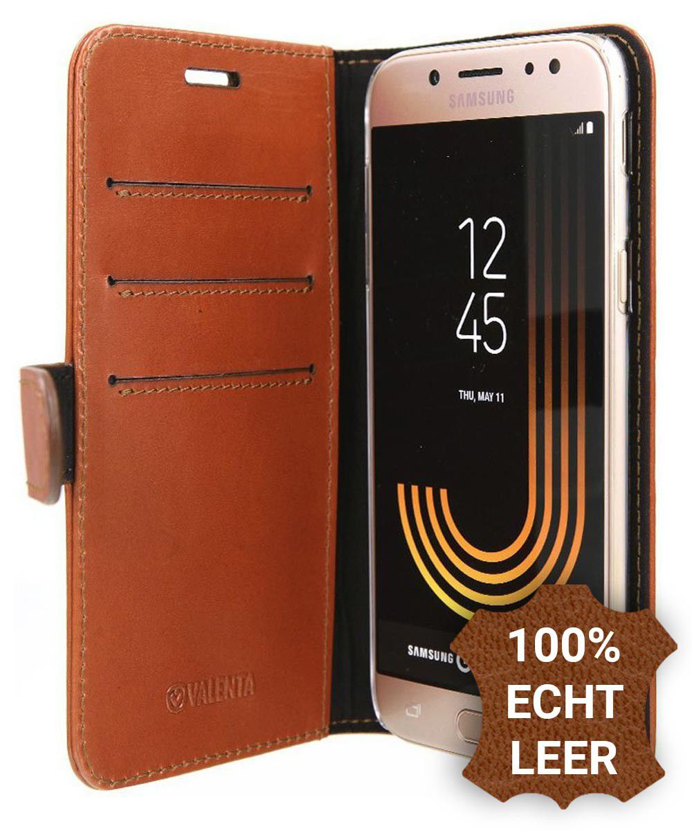 Valenta Luxe Samsung Galaxy J5 2017 Hoesje Leer Bookcase Bruin afbeelding 1