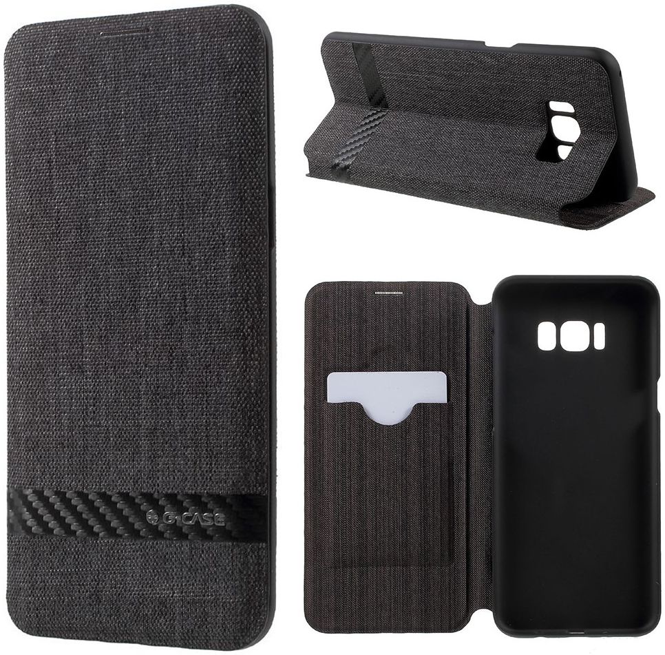 Samsung Galaxy S8 Plus G-CASE met Kaarthouder Zwart afbeelding 5
