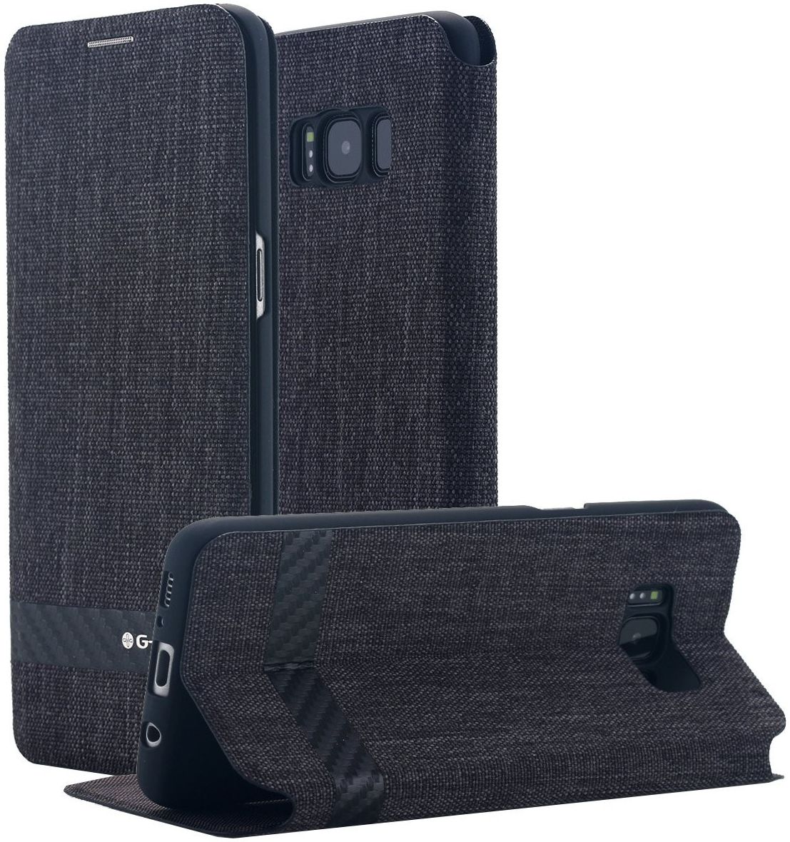Samsung Galaxy S8 Plus G-CASE met Kaarthouder Zwart afbeelding 4