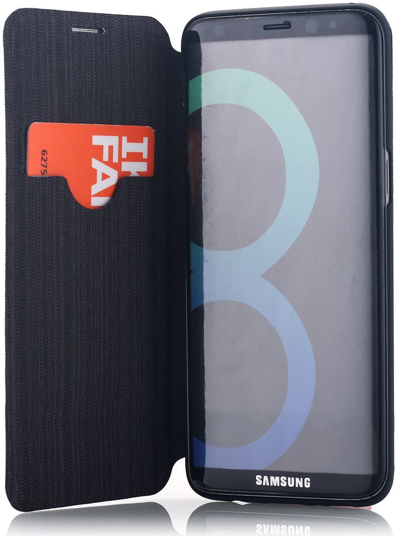 Samsung Galaxy S8 Plus G-CASE met Kaarthouder Zwart afbeelding 2
