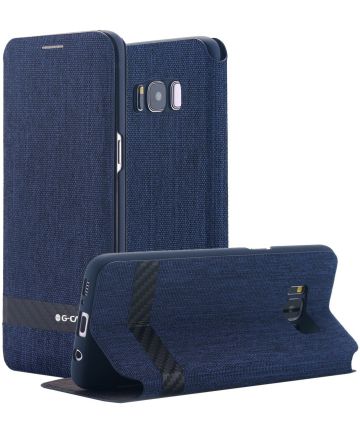 Samsung Galaxy S8 Plus G-CASE met Kaarthouder Blauw Hoesjes
