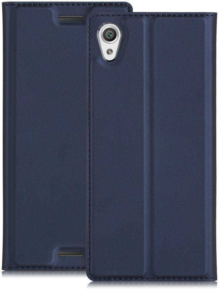 Sony Xperia XA1 Stijlvol Portemonnee Hoesje Blauw afbeelding 7