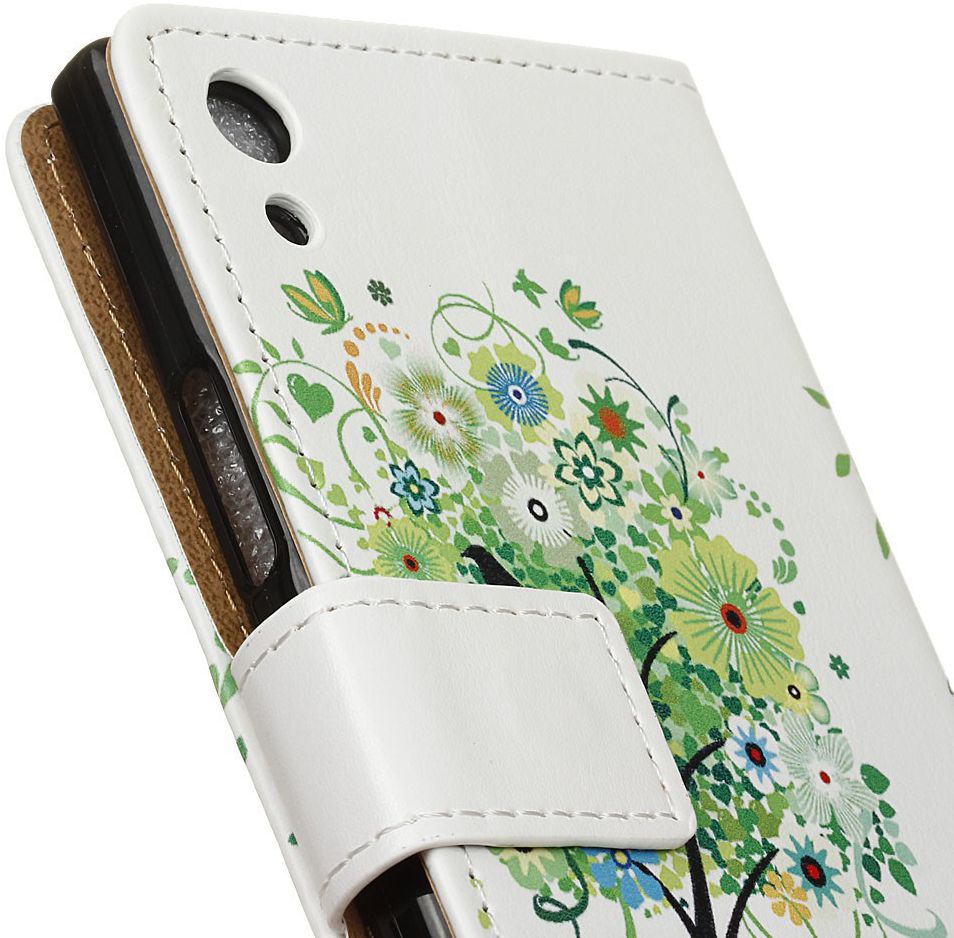 Sony Xperia XA1 Portemonnee Hoesje Boom afbeelding 5
