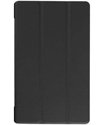 Tri-Fold Book Case Lenovo Tab 3 8.0 Zwart Hoesjes