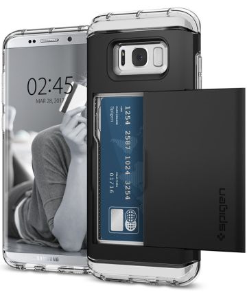 Spigen Slim Armor Card Slot Samsung Galaxy S8 Crystal Hoesjes