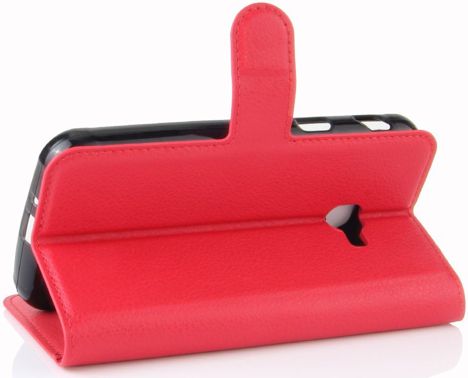 Samsung Galaxy Xcover 4/4s Lychee Portemonnee Hoesje Rood afbeelding 7