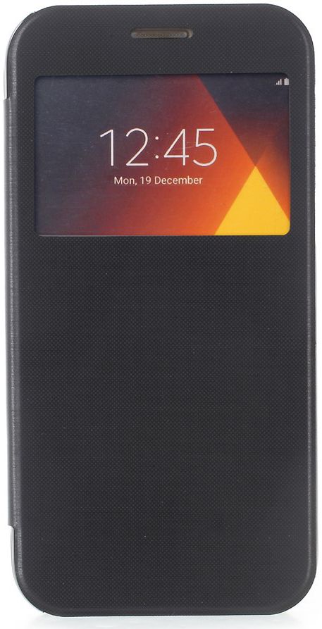 Samsung Galaxy A5 (2017) Hoesje met Venster Zwart afbeelding 1