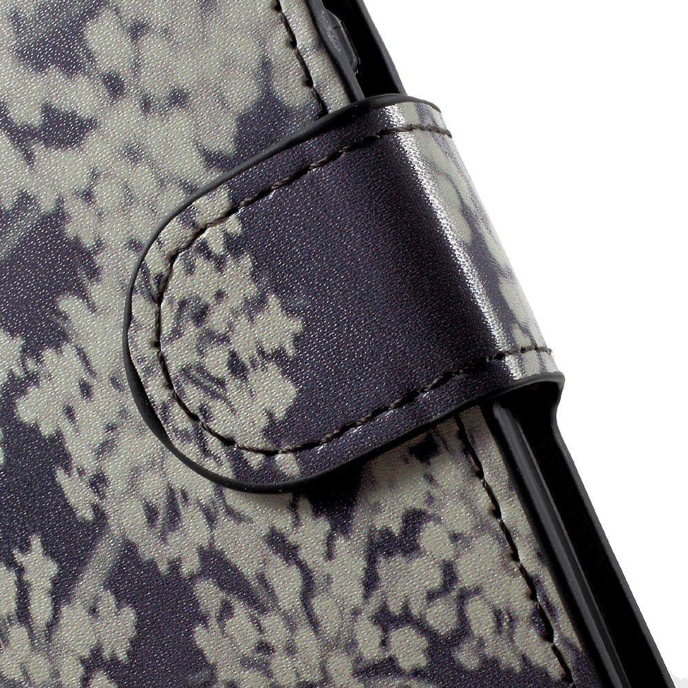 Huawei P10 Portemonnee Print Hoesje White Flowers afbeelding 7
