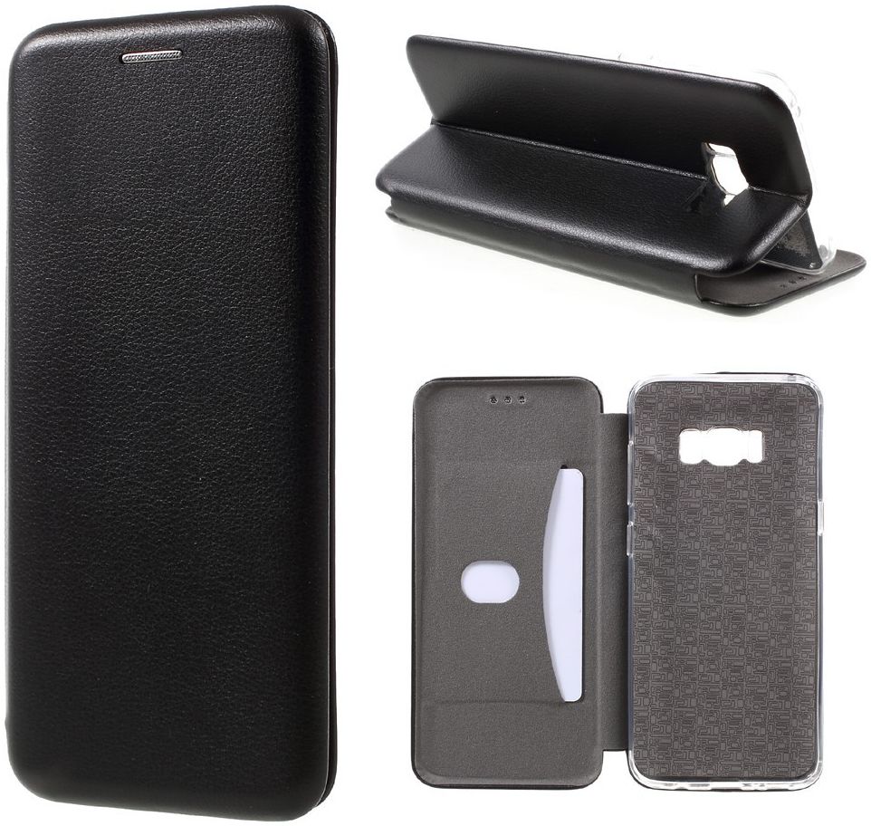 Stijlvol Samsung Galaxy S8 Portemonnee Hoesje Zwart afbeelding 7