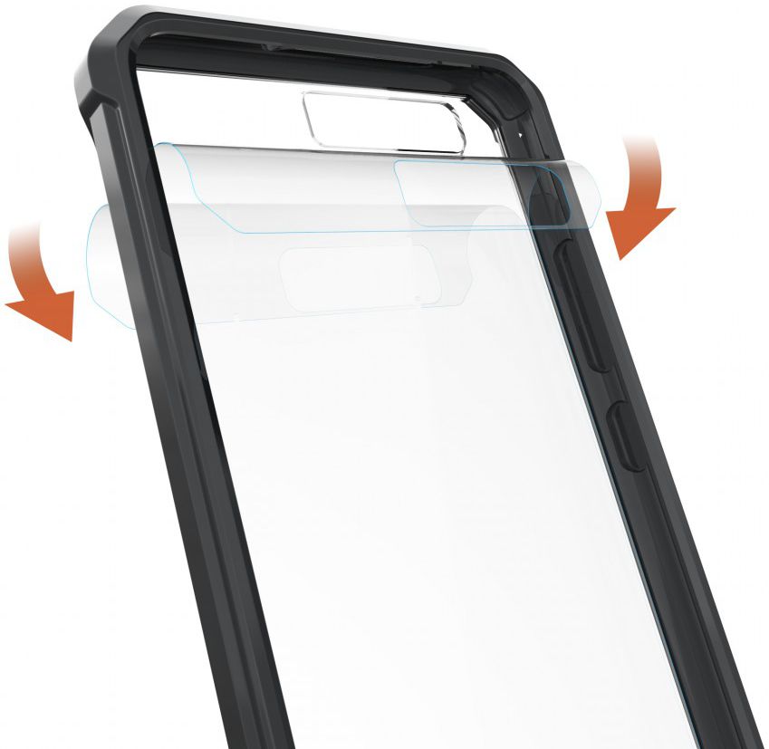 Huawei P10 Hoesje Armor Backcover Transparant Zwart afbeelding 12