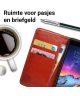 Rosso LG K4 2017 Hoesje Premium Book Cover Bruin