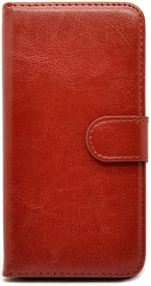 Rosso LG K8 2017 Hoesje Premium Book Cover Bruin afbeelding 3