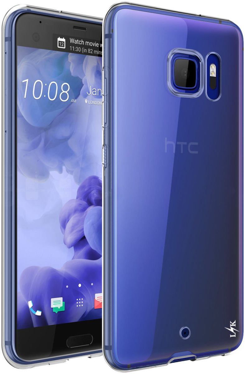HTC U Ultra Hoesje Dun TPU Transparant afbeelding 2