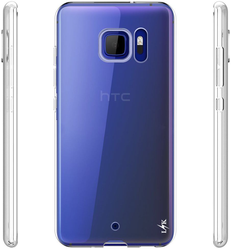 HTC U Ultra Hoesje Dun TPU Transparant afbeelding 5