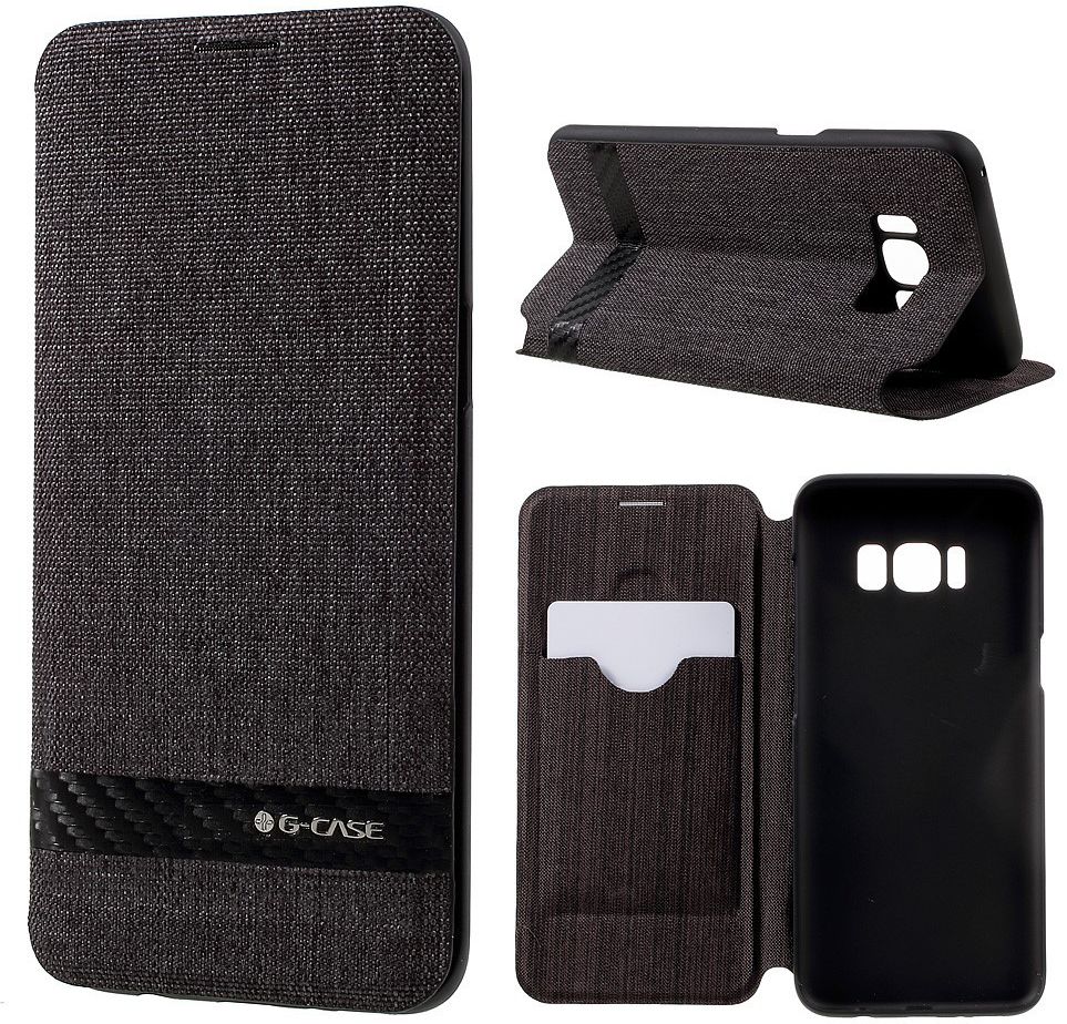 Samsung Galaxy S8 G-CASE met Kaarthouder Zwart afbeelding 2