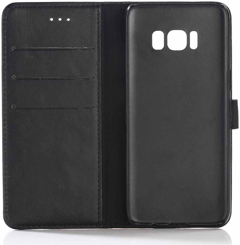 Samsung Galaxy S8 Portemonnee Hoesje met Standaard Zwart afbeelding 5