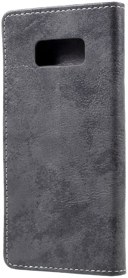 Samsung Galaxy S8 Vintage Bookcase Grijs afbeelding 10