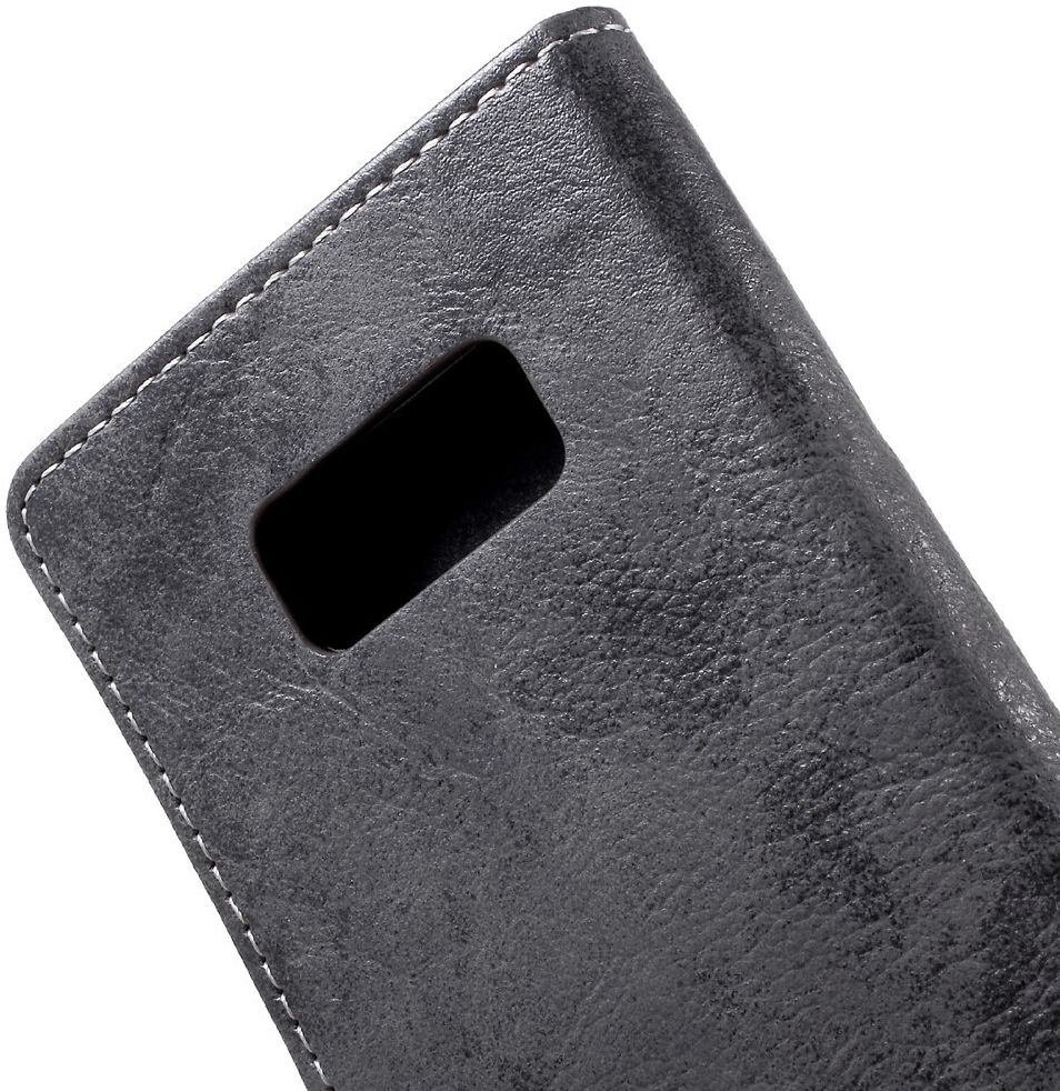 Samsung Galaxy S8 Vintage Bookcase Grijs afbeelding 12