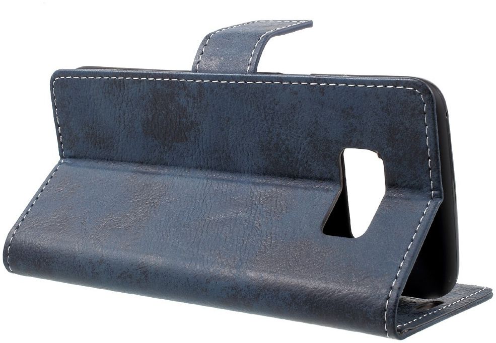 Samsung Galaxy S8 Vintage Bookcase Blauw afbeelding 7