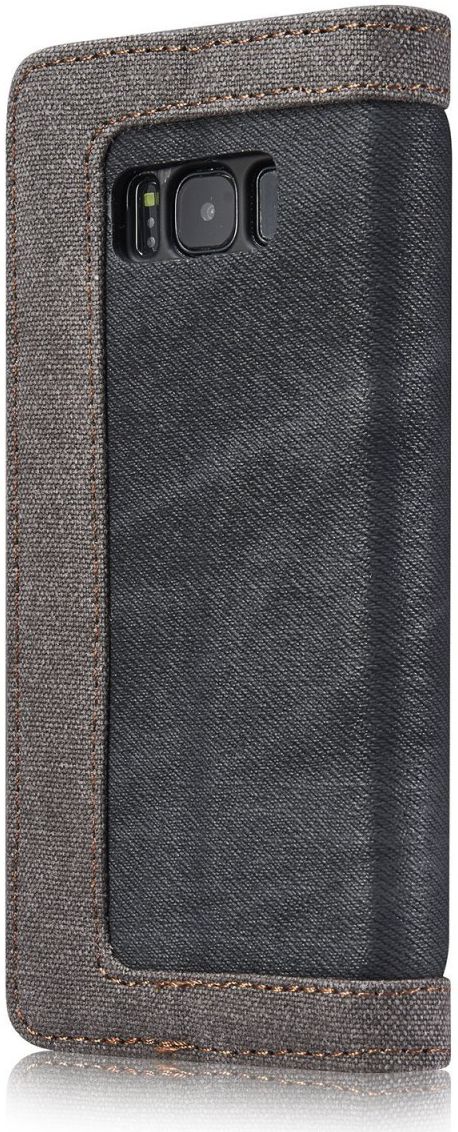Samsung Galaxy S8 Canvas Portemonnee Hoesje Zwart afbeelding 8