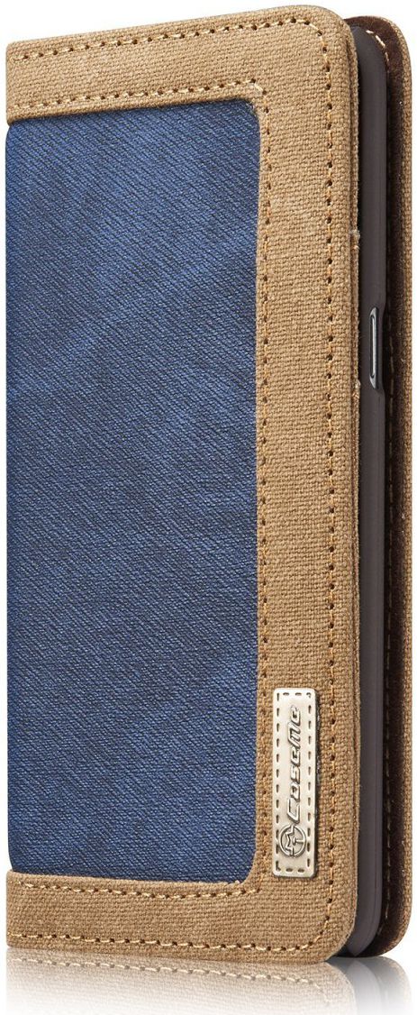 Samsung Galaxy S8 Canvas Portemonnee Hoesje Blauw afbeelding 7