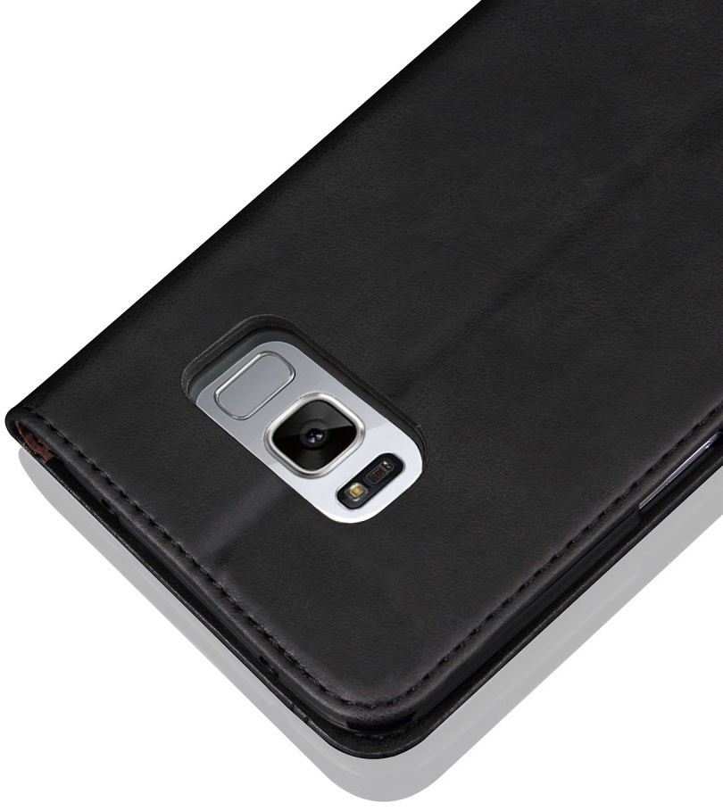 Samsung Galaxy S8 Vintage Portemonnee Hoesje Zwart afbeelding 11