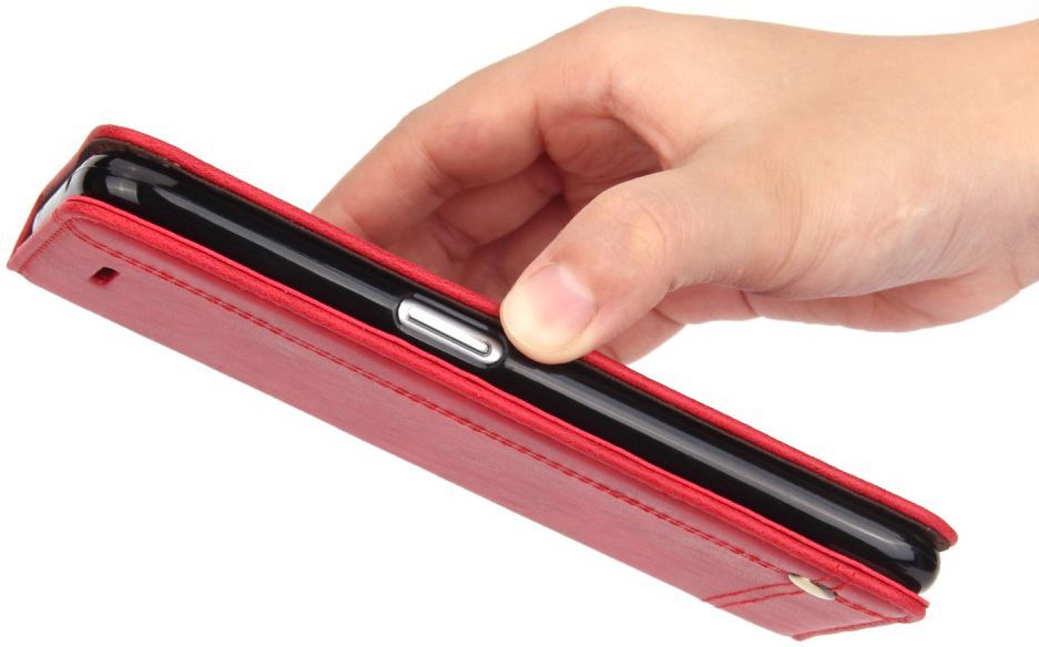 Samsung Galaxy S8 Vintage Portemonnee Hoesje Rood afbeelding 10