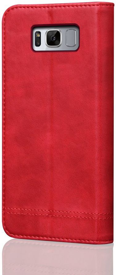 Samsung Galaxy S8 Vintage Portemonnee Hoesje Rood afbeelding 8