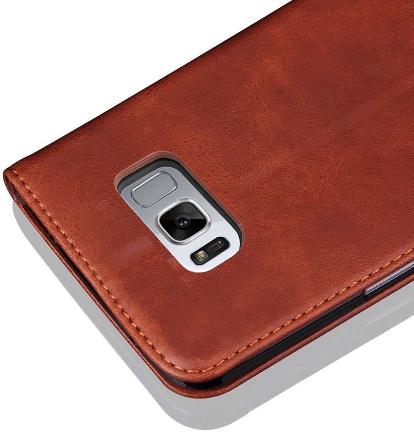 Samsung Galaxy S8 Vintage Portemonnee Hoesje Bruin afbeelding 11