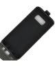 Samsung Galaxy S8 Verticaal Fliphoesje Zwart
