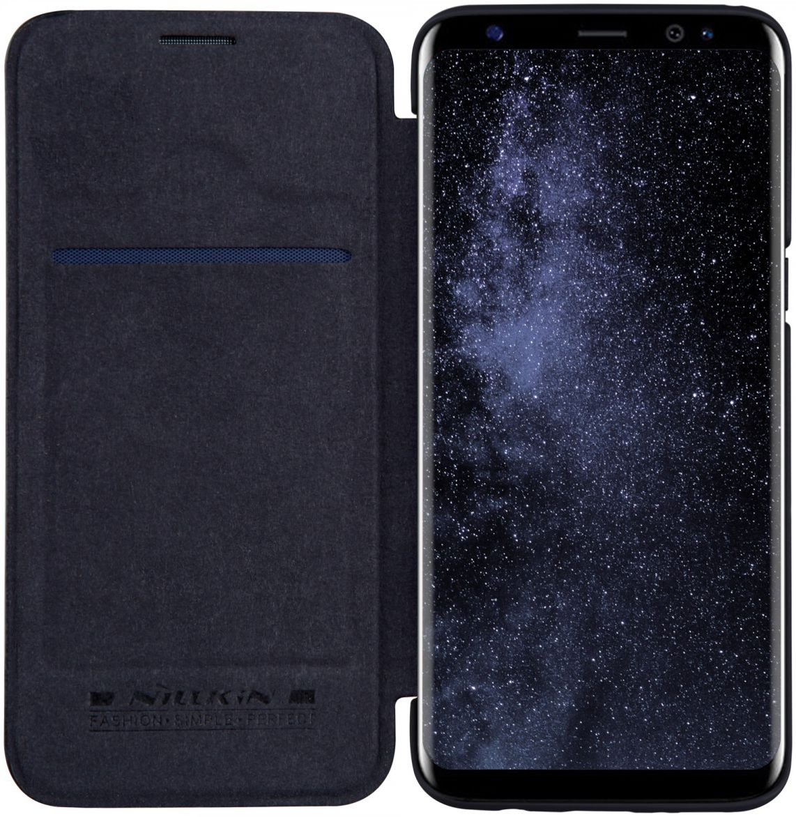 Nillkin Qin Series Flip Hoesje Samsung Galaxy S8 Zwart afbeelding 1