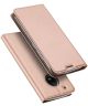 Dux Ducis Motorola Moto G5 Bookcase Hoesje Roze Goud