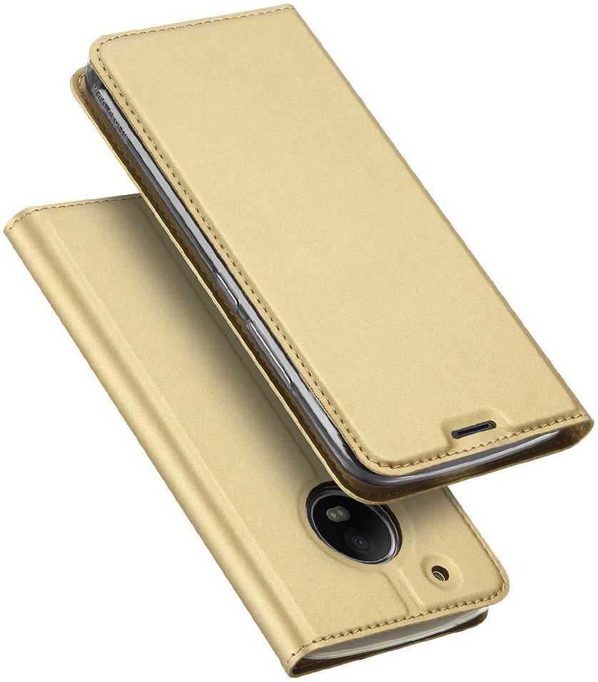 Dux Ducis Motorola Moto G5 Bookcase Hoesje Goud afbeelding 5