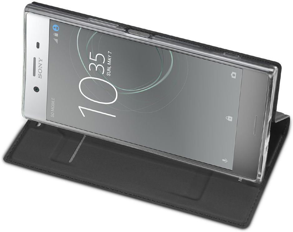 Dux Ducis Sony Xperia XZ Premium Bookcase Hoesje Grijs afbeelding 4