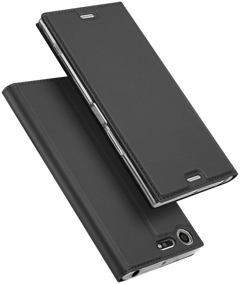 Dux Ducis Sony Xperia XZ Premium Bookcase Hoesje Grijs afbeelding 5