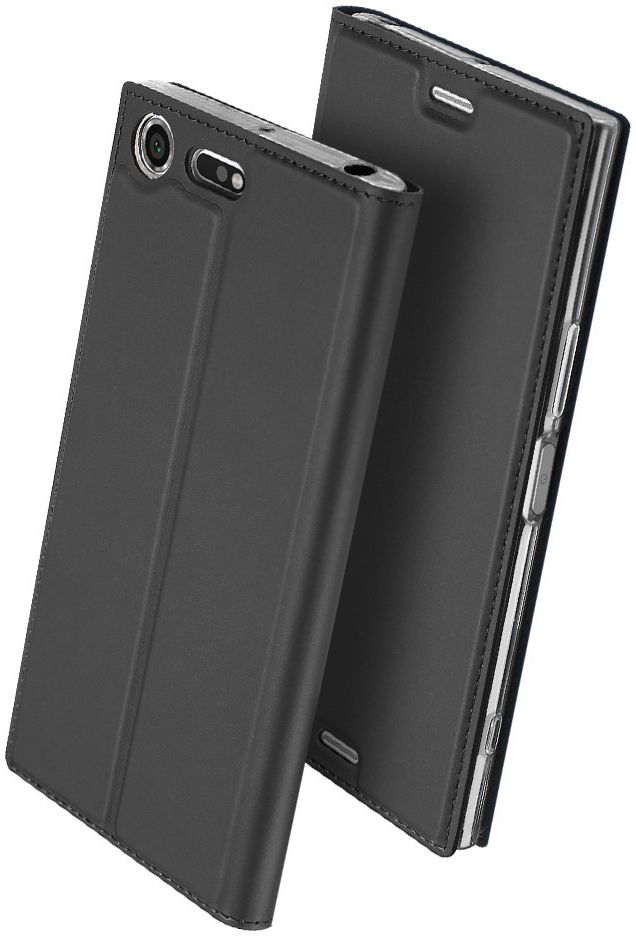 Dux Ducis Sony Xperia XZ Premium Bookcase Hoesje Grijs afbeelding 6