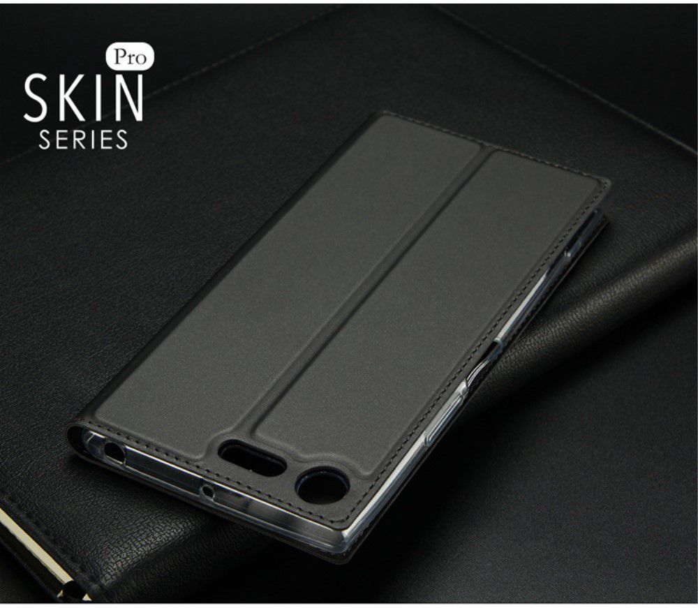 Dux Ducis Sony Xperia XZ Premium Bookcase Hoesje Grijs afbeelding 7