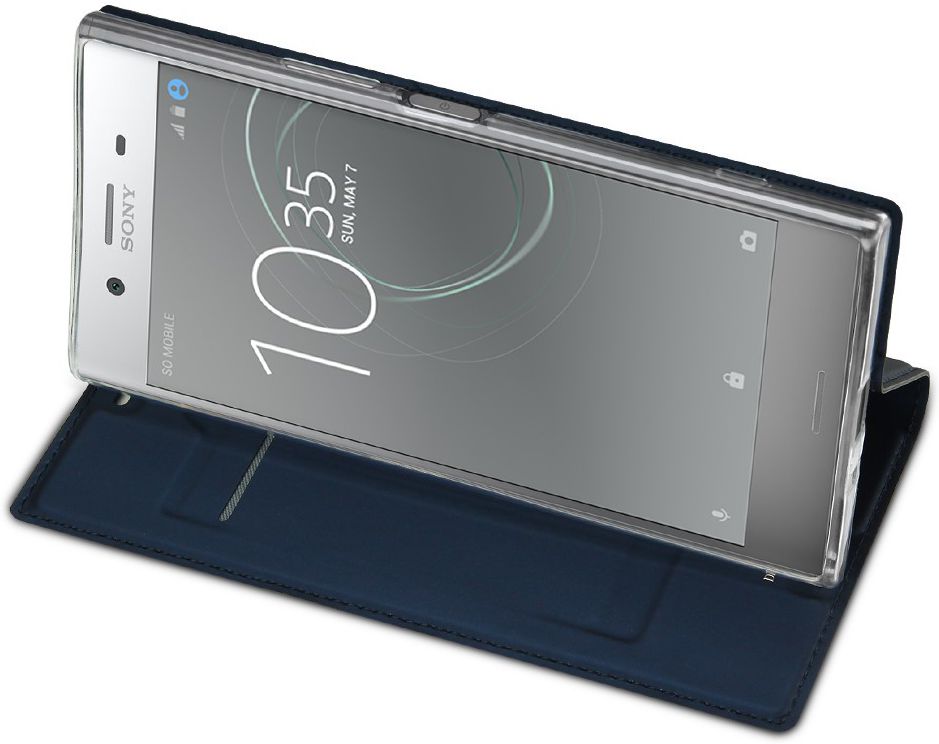 Dux Ducis Sony Xperia XZ Premium Bookcase Hoesje Blauw afbeelding 4