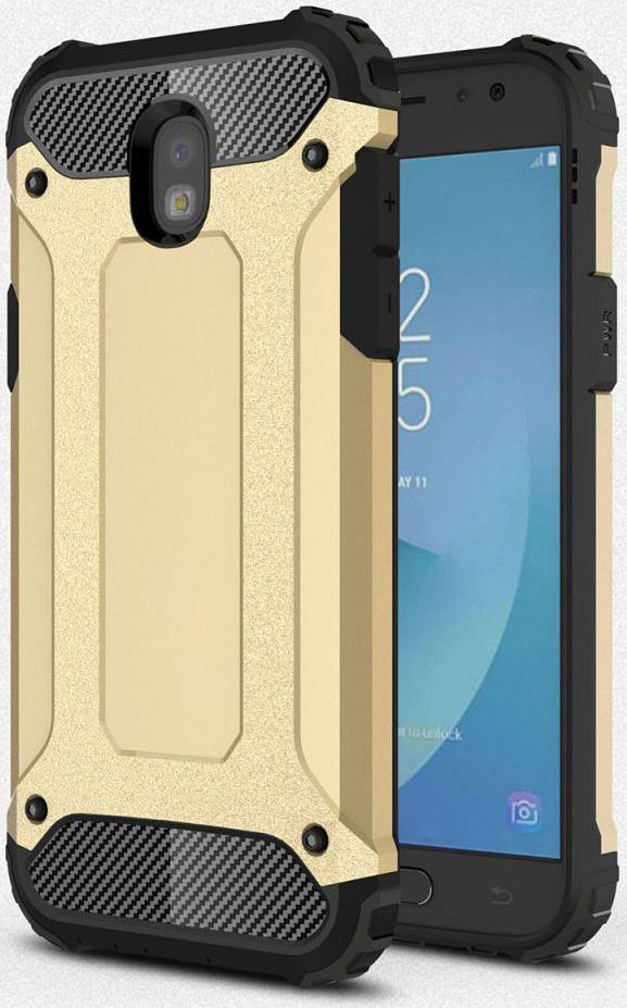 Samsung Galaxy J5 (2017) Hybride Hoesje Goud afbeelding 1