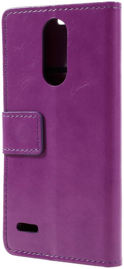 LG K4 (2017) Hoesje met Kaarthouder Paars afbeelding 4